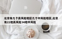 北京有几个高风险地区几个中风险地区,北京有21地高风险34地中风险