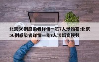 北京56例感染者详情一览7人涉婚宴:北京56例感染者详情一览7人涉婚宴视频