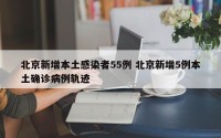 北京新增本土感染者55例 北京新增5例本土确诊病例轨迹